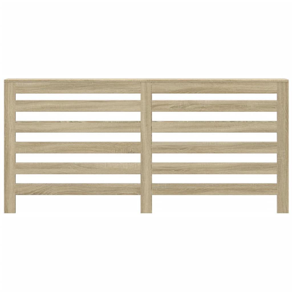 vidaXL Cache-radiateur chêne sonoma 175x20x82 cm bois d'ingénierie