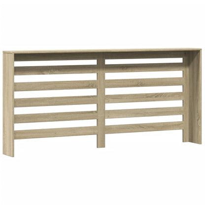 vidaXL Cache-radiateur chêne sonoma 175x20x82 cm bois d'ingénierie