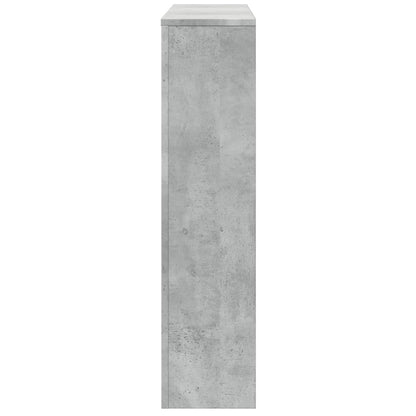 vidaXL Cache-radiateur gris béton 175x20x82 cm bois d'ingénierie