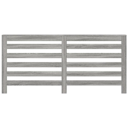vidaXL Cache-radiateur sonoma gris 175x20x82 cm bois d'ingénierie