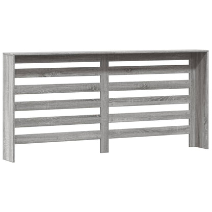 vidaXL Cache-radiateur sonoma gris 175x20x82 cm bois d'ingénierie