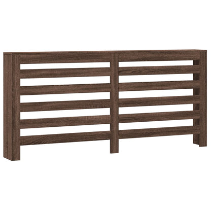 vidaXL Cache-radiateur chêne marron 175x20x82 cm bois d'ingénierie