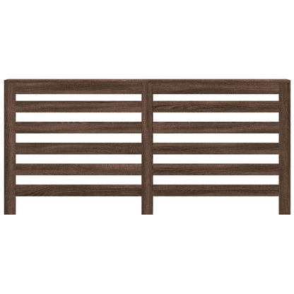vidaXL Cache-radiateur chêne marron 175x20x82 cm bois d'ingénierie