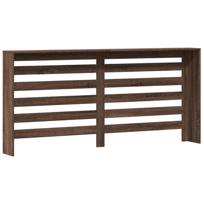 vidaXL Cache-radiateur chêne marron 175x20x82 cm bois d'ingénierie