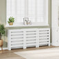 vidaXL Cache-radiateur blanc 205x21,5x83,5 cm bois d'ingénierie