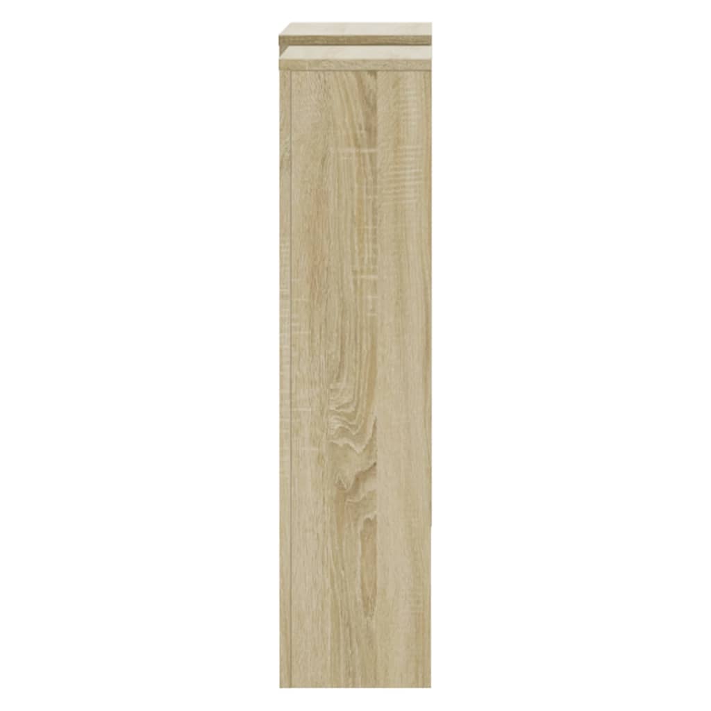 vidaXL Cache-radiateur chêne sonoma 205x21,5x83,5 cm bois d'ingénierie