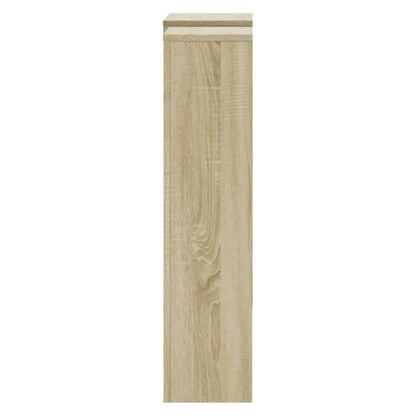 vidaXL Cache-radiateur chêne sonoma 205x21,5x83,5 cm bois d'ingénierie