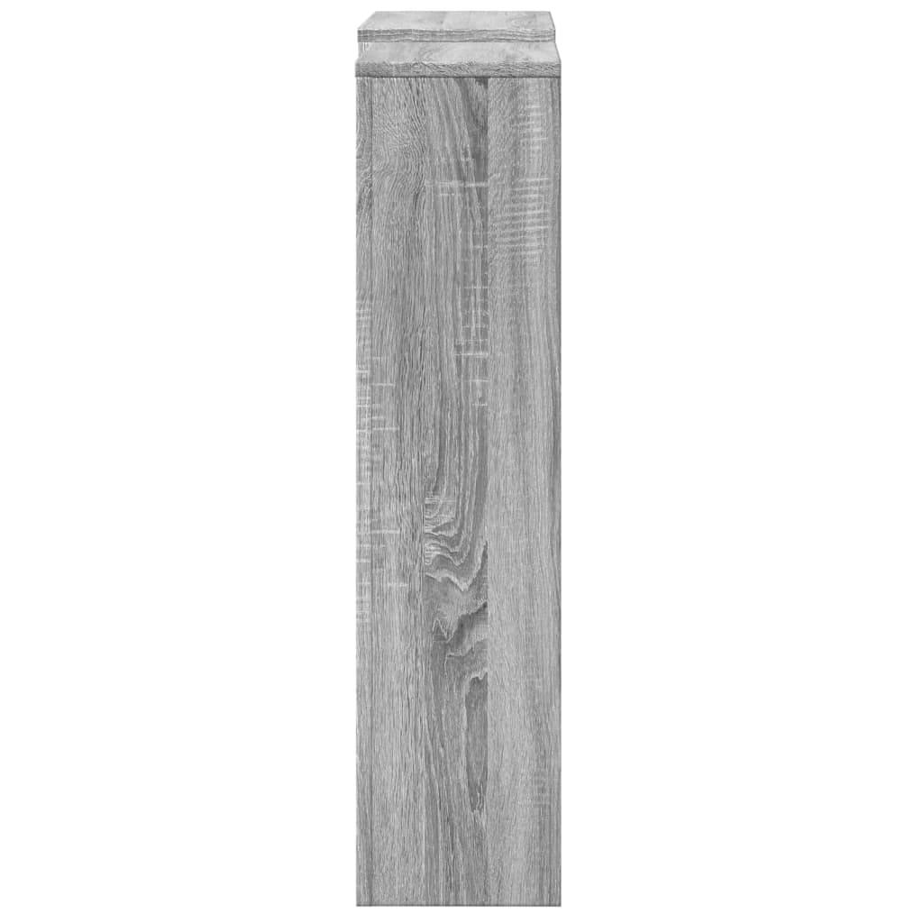 vidaXL Cache-radiateur sonoma gris 205x21,5x83,5 cm bois d'ingénierie