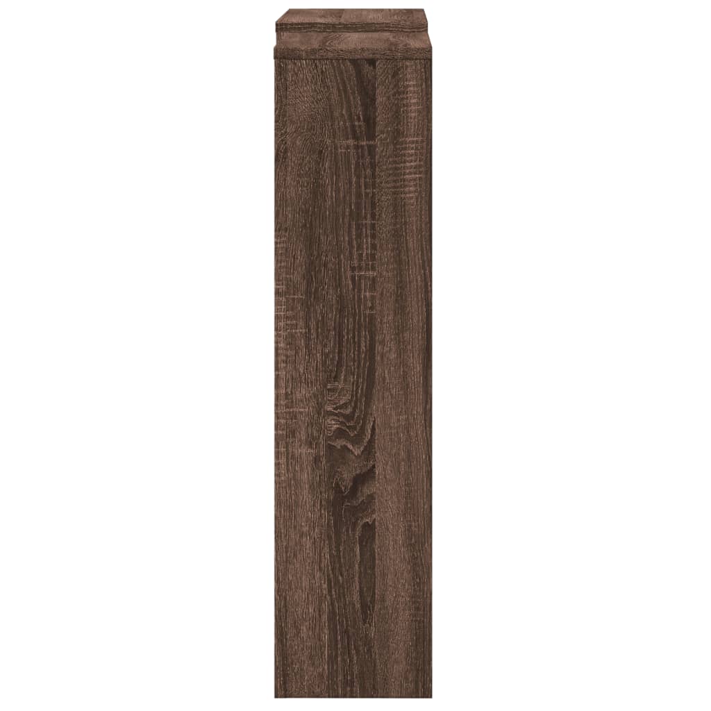 vidaXL Cache-radiateur chêne marron 205x21,5x83,5 cm bois d'ingénierie
