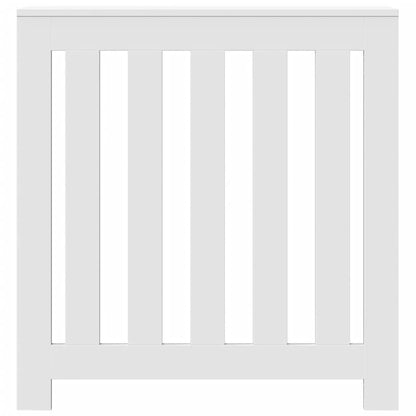 vidaXL Cache-radiateur blanc 78x20x82 cm bois d'ingénierie