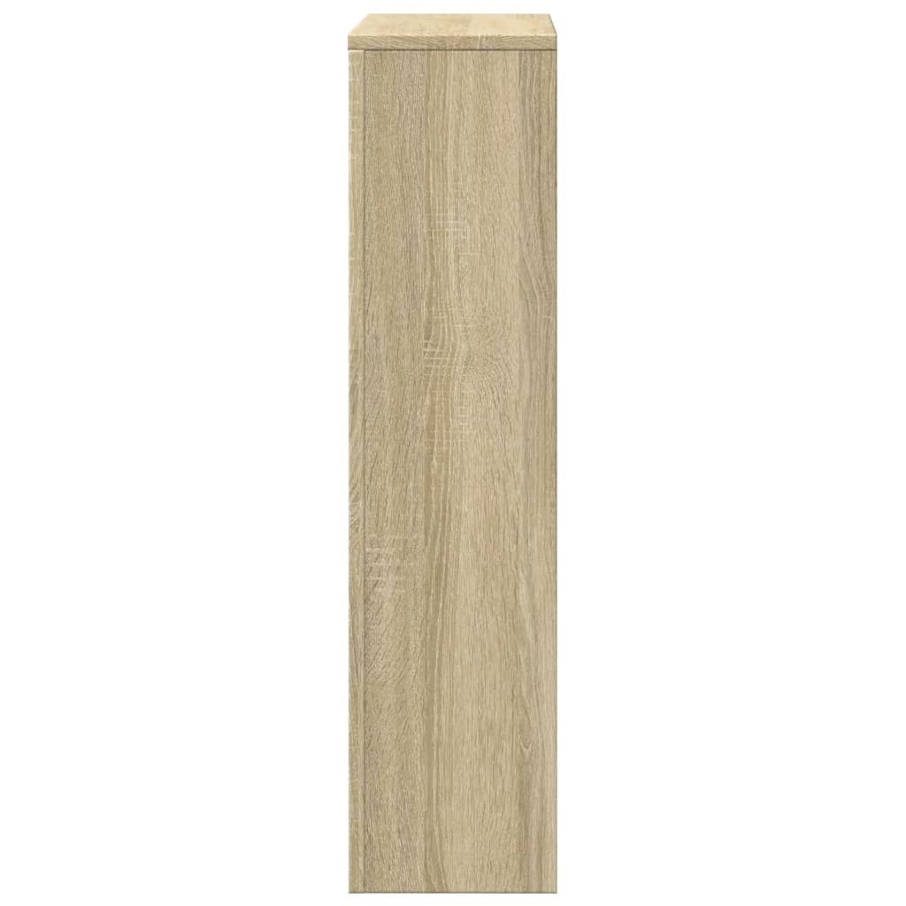 vidaXL Cache-radiateur chêne sonoma 78x20x82 cm bois d'ingénierie