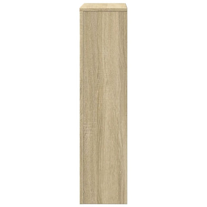 vidaXL Cache-radiateur chêne sonoma 78x20x82 cm bois d'ingénierie