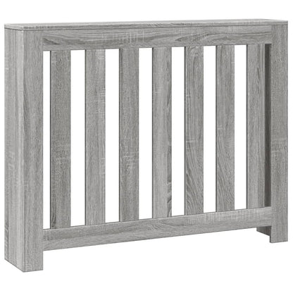 vidaXL Cache-radiateur sonoma gris 104x20x82 cm bois d'ingénierie