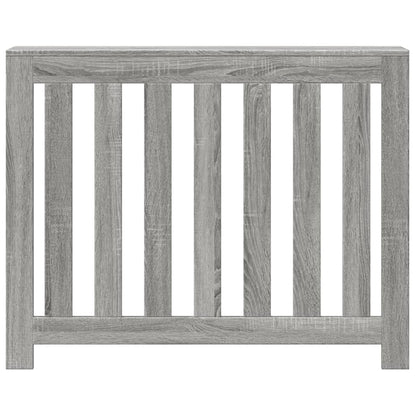 vidaXL Cache-radiateur sonoma gris 104x20x82 cm bois d'ingénierie