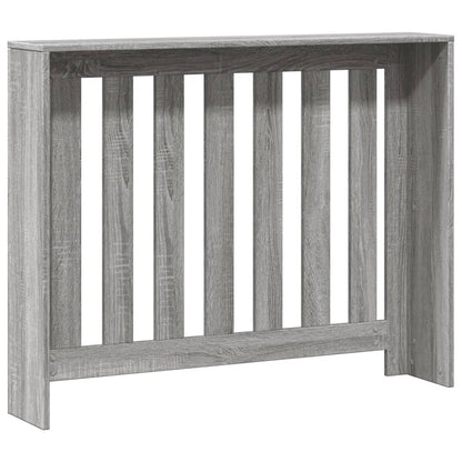 vidaXL Cache-radiateur sonoma gris 104x20x82 cm bois d'ingénierie
