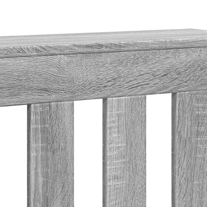 vidaXL Cache-radiateur sonoma gris 104x20x82 cm bois d'ingénierie