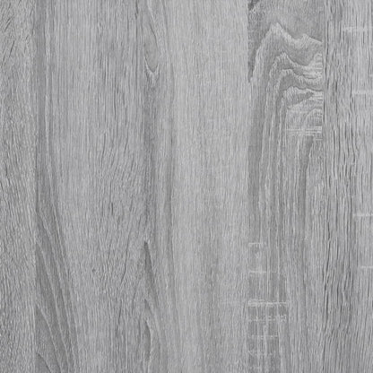 vidaXL Cache-radiateur sonoma gris 104x20x82 cm bois d'ingénierie