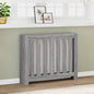vidaXL Cache-radiateur sonoma gris 104x20x82 cm bois d'ingénierie