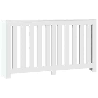 vidaXL Cache-radiateur blanc 149x20x82 cm bois d'ingénierie