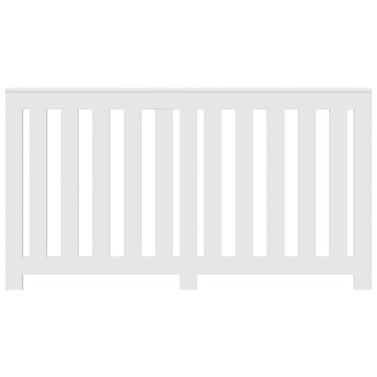 vidaXL Cache-radiateur blanc 149x20x82 cm bois d'ingénierie