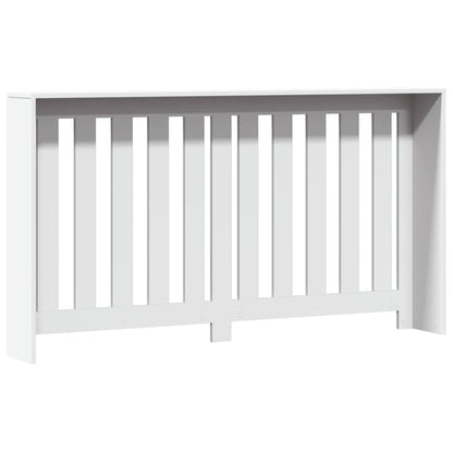 vidaXL Cache-radiateur blanc 149x20x82 cm bois d'ingénierie