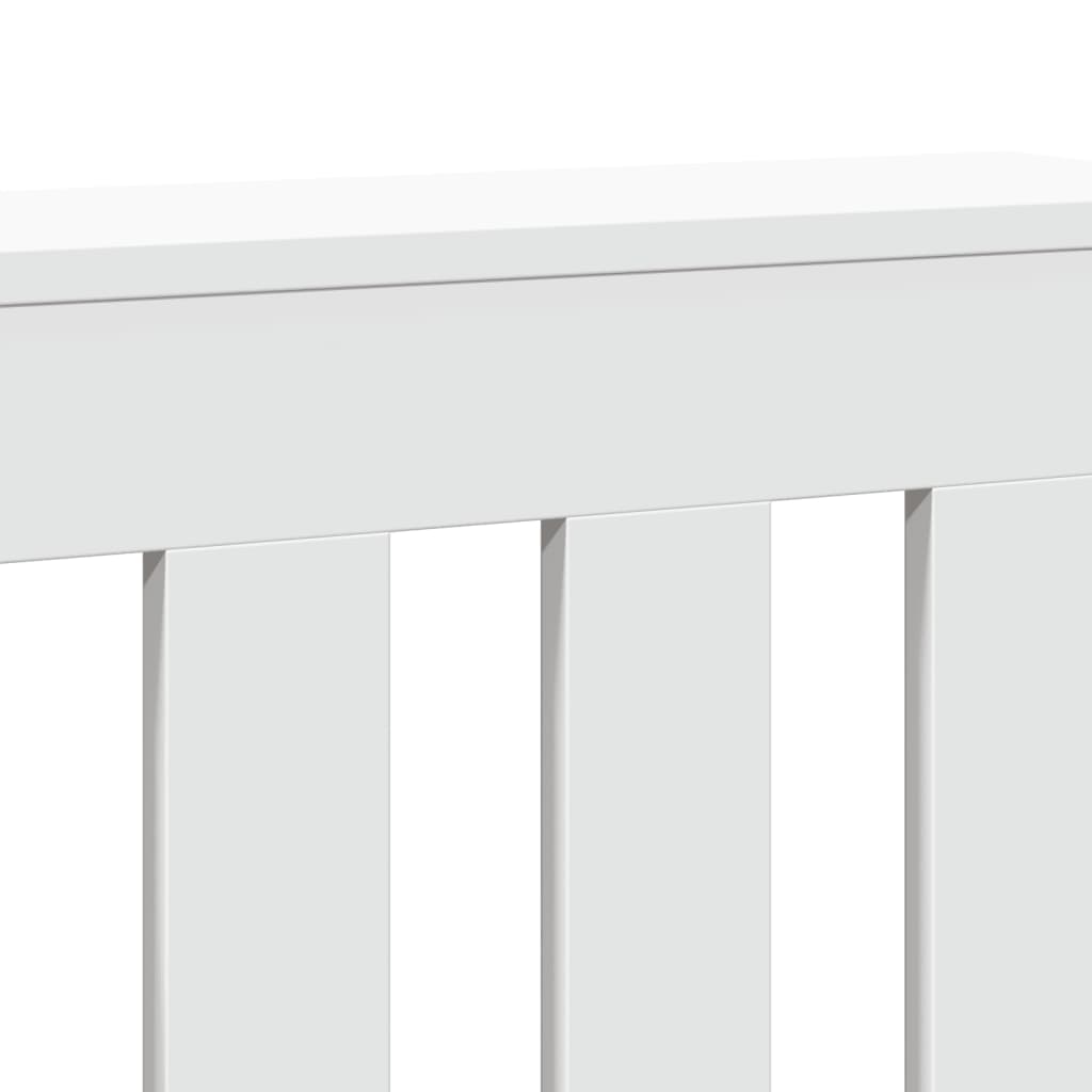 vidaXL Cache-radiateur blanc 149x20x82 cm bois d'ingénierie