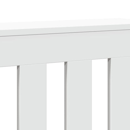 vidaXL Cache-radiateur blanc 149x20x82 cm bois d'ingénierie