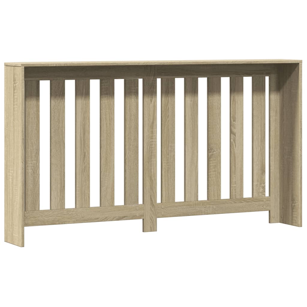 vidaXL Cache-radiateur chêne sonoma 149x20x82 cm bois d'ingénierie