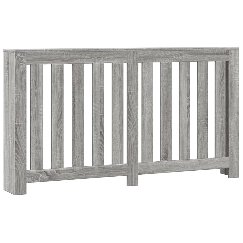 vidaXL Cache-radiateur sonoma gris 149x20x82 cm bois d'ingénierie