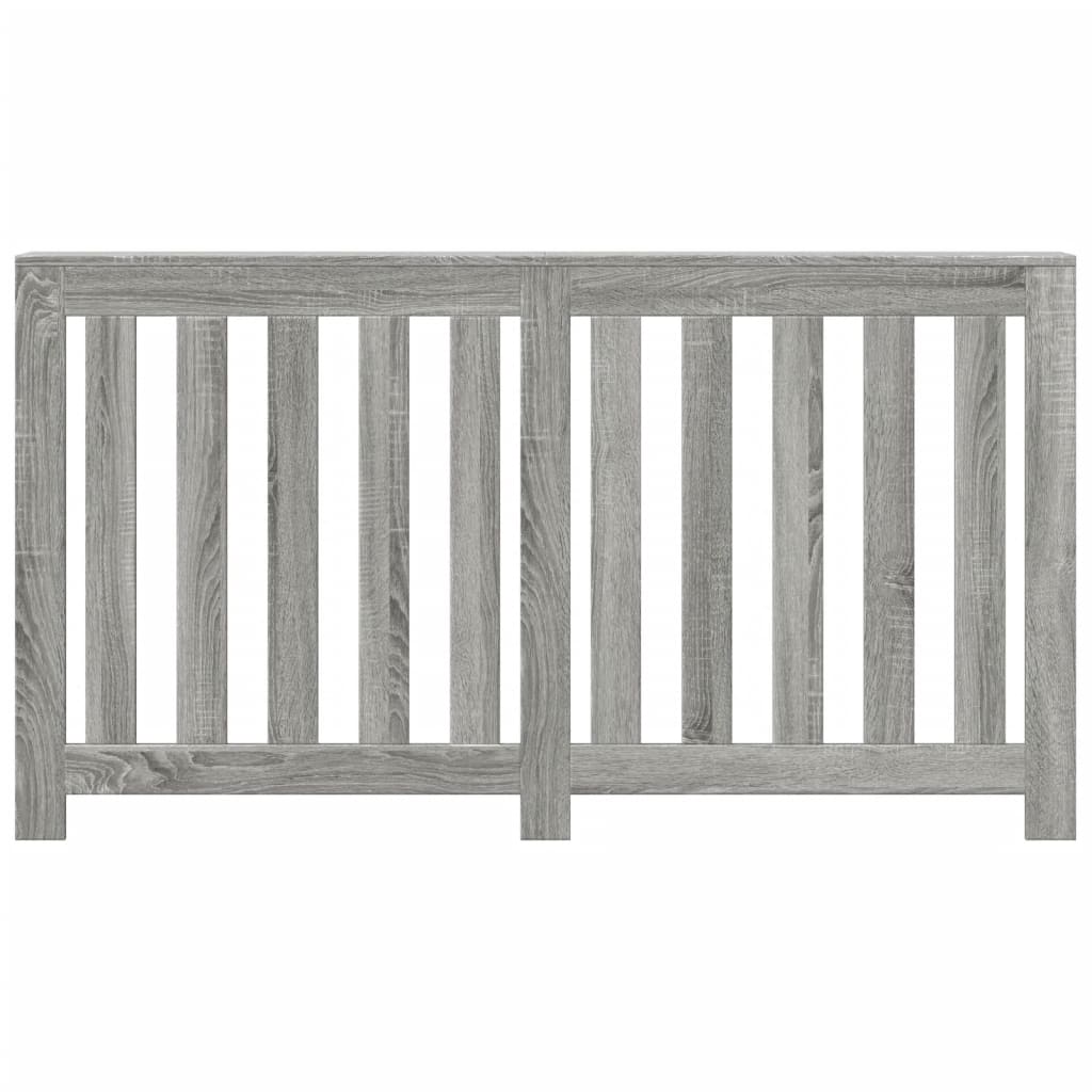 vidaXL Cache-radiateur sonoma gris 149x20x82 cm bois d'ingénierie