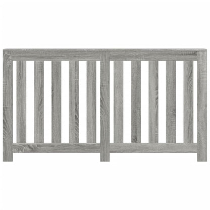 vidaXL Cache-radiateur sonoma gris 149x20x82 cm bois d'ingénierie