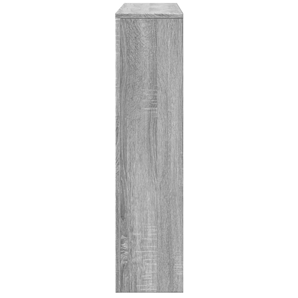 vidaXL Cache-radiateur sonoma gris 149x20x82 cm bois d'ingénierie