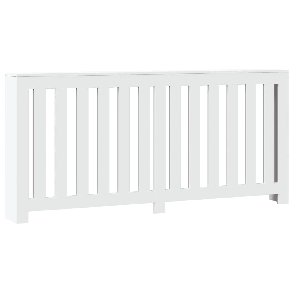 vidaXL Cache-radiateur blanc 175x20x82 cm bois d'ingénierie