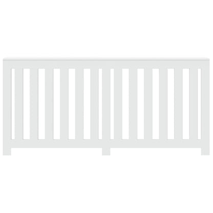 vidaXL Cache-radiateur blanc 175x20x82 cm bois d'ingénierie