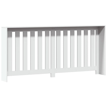 vidaXL Cache-radiateur blanc 175x20x82 cm bois d'ingénierie
