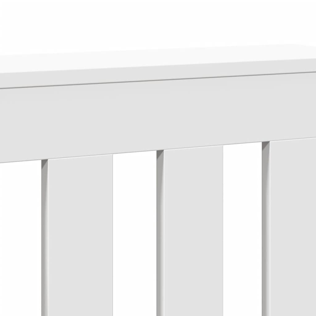 vidaXL Cache-radiateur blanc 175x20x82 cm bois d'ingénierie