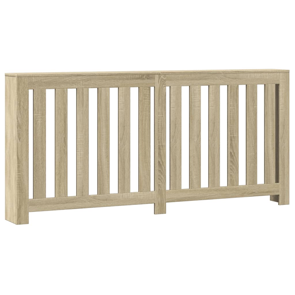 vidaXL Cache-radiateur chêne sonoma 175x20x82 cm bois d'ingénierie