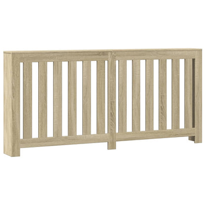 vidaXL Cache-radiateur chêne sonoma 175x20x82 cm bois d'ingénierie