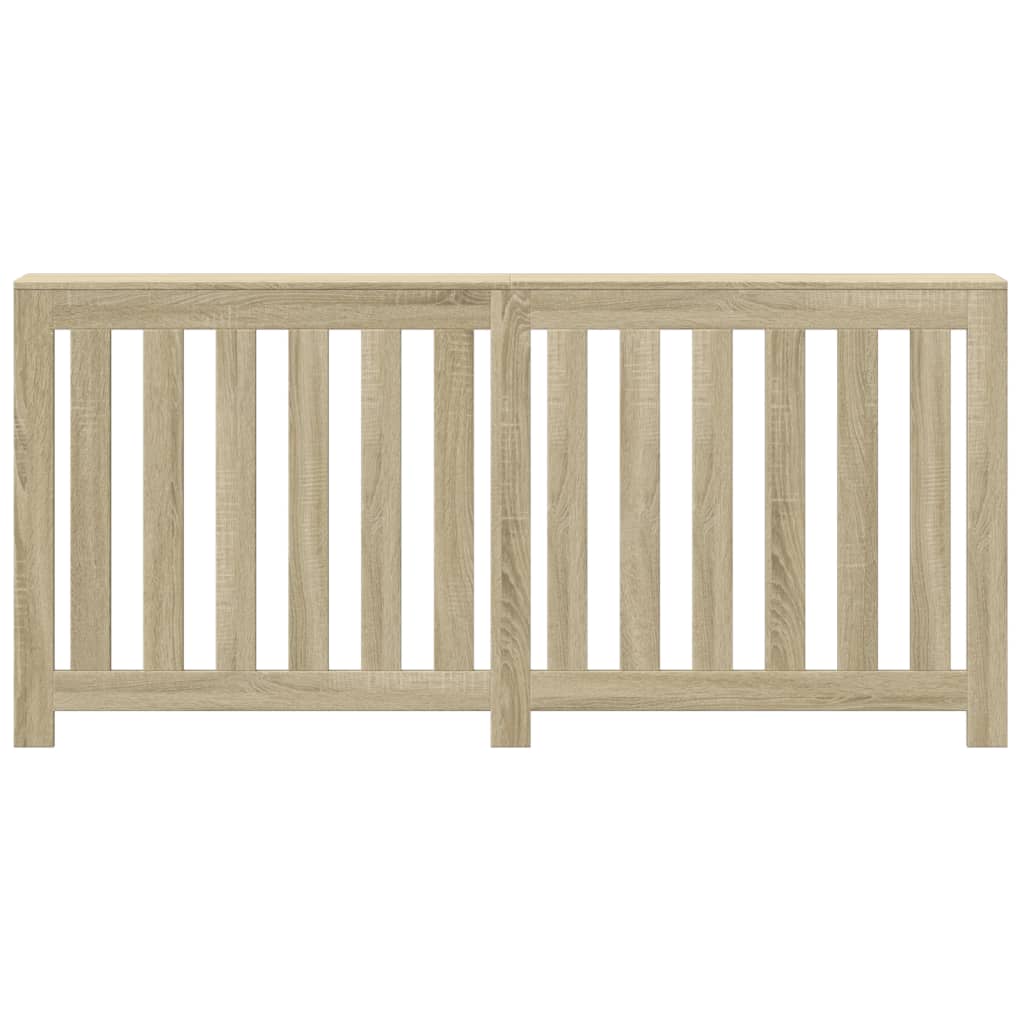 vidaXL Cache-radiateur chêne sonoma 175x20x82 cm bois d'ingénierie