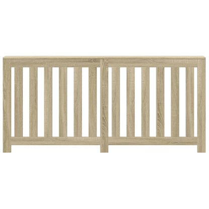 vidaXL Cache-radiateur chêne sonoma 175x20x82 cm bois d'ingénierie