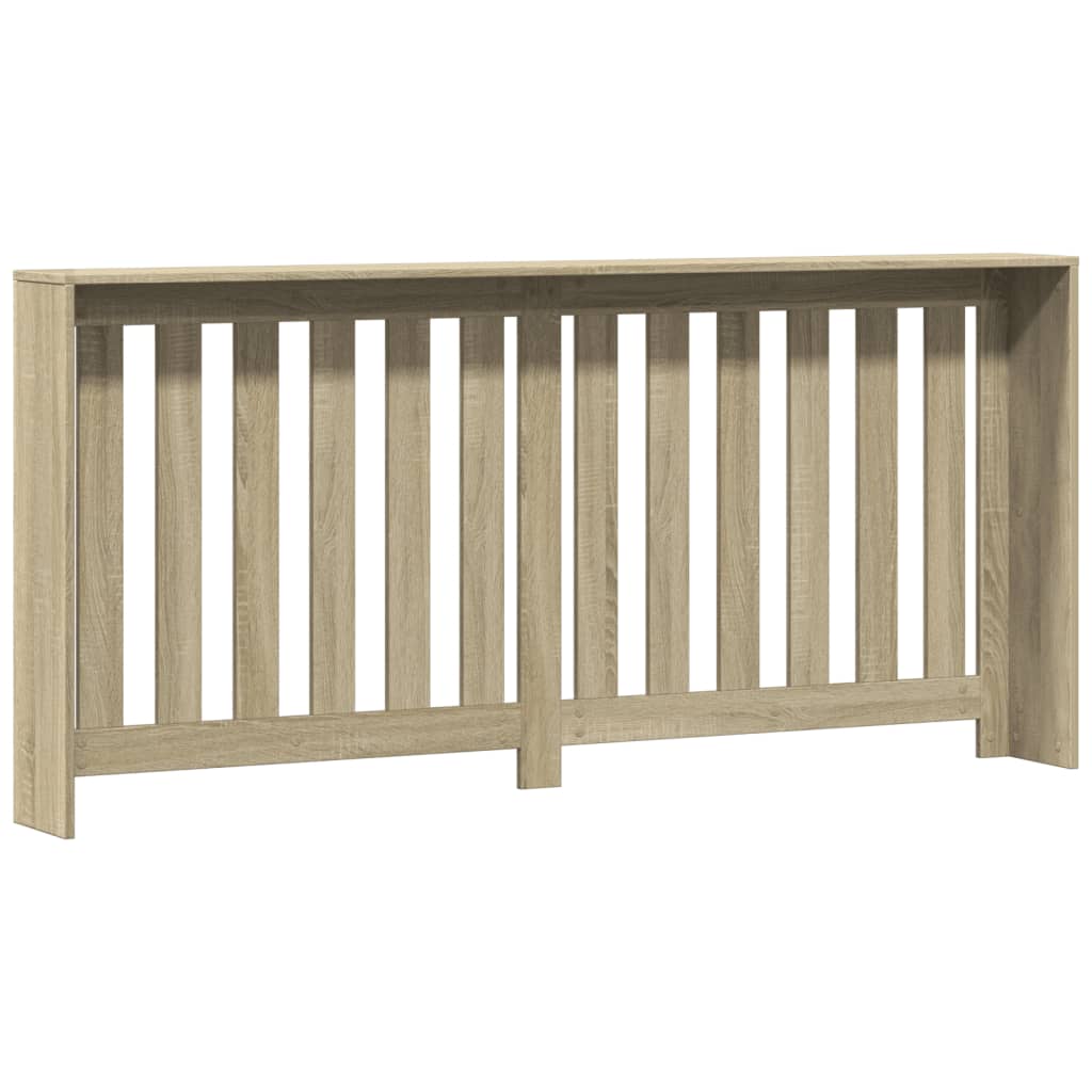 vidaXL Cache-radiateur chêne sonoma 175x20x82 cm bois d'ingénierie