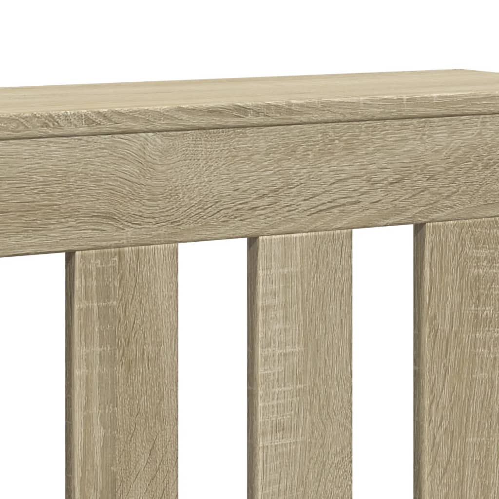 vidaXL Cache-radiateur chêne sonoma 175x20x82 cm bois d'ingénierie