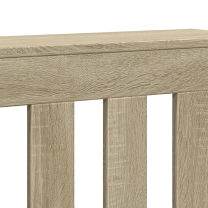 vidaXL Cache-radiateur chêne sonoma 175x20x82 cm bois d'ingénierie
