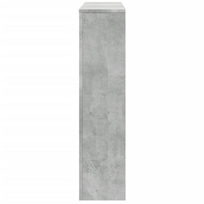 vidaXL Cache-radiateur gris béton 175x20x82 cm bois d'ingénierie