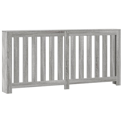 vidaXL Cache-radiateur sonoma gris 175x20x82 cm bois d'ingénierie