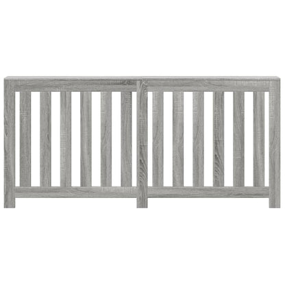 vidaXL Cache-radiateur sonoma gris 175x20x82 cm bois d'ingénierie