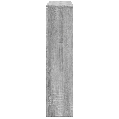 vidaXL Cache-radiateur sonoma gris 175x20x82 cm bois d'ingénierie