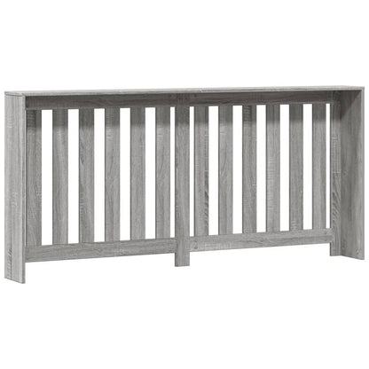 vidaXL Cache-radiateur sonoma gris 175x20x82 cm bois d'ingénierie
