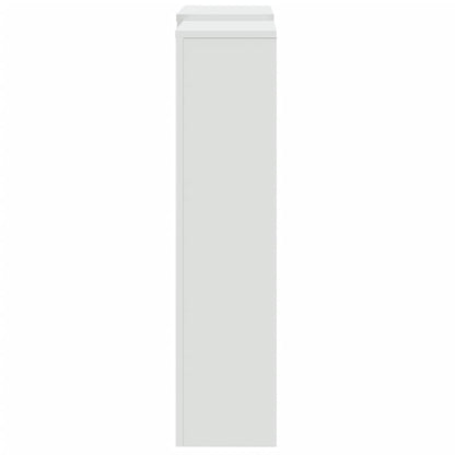 vidaXL Cache-radiateur blanc 205x21,5x83,5 cm bois d'ingénierie