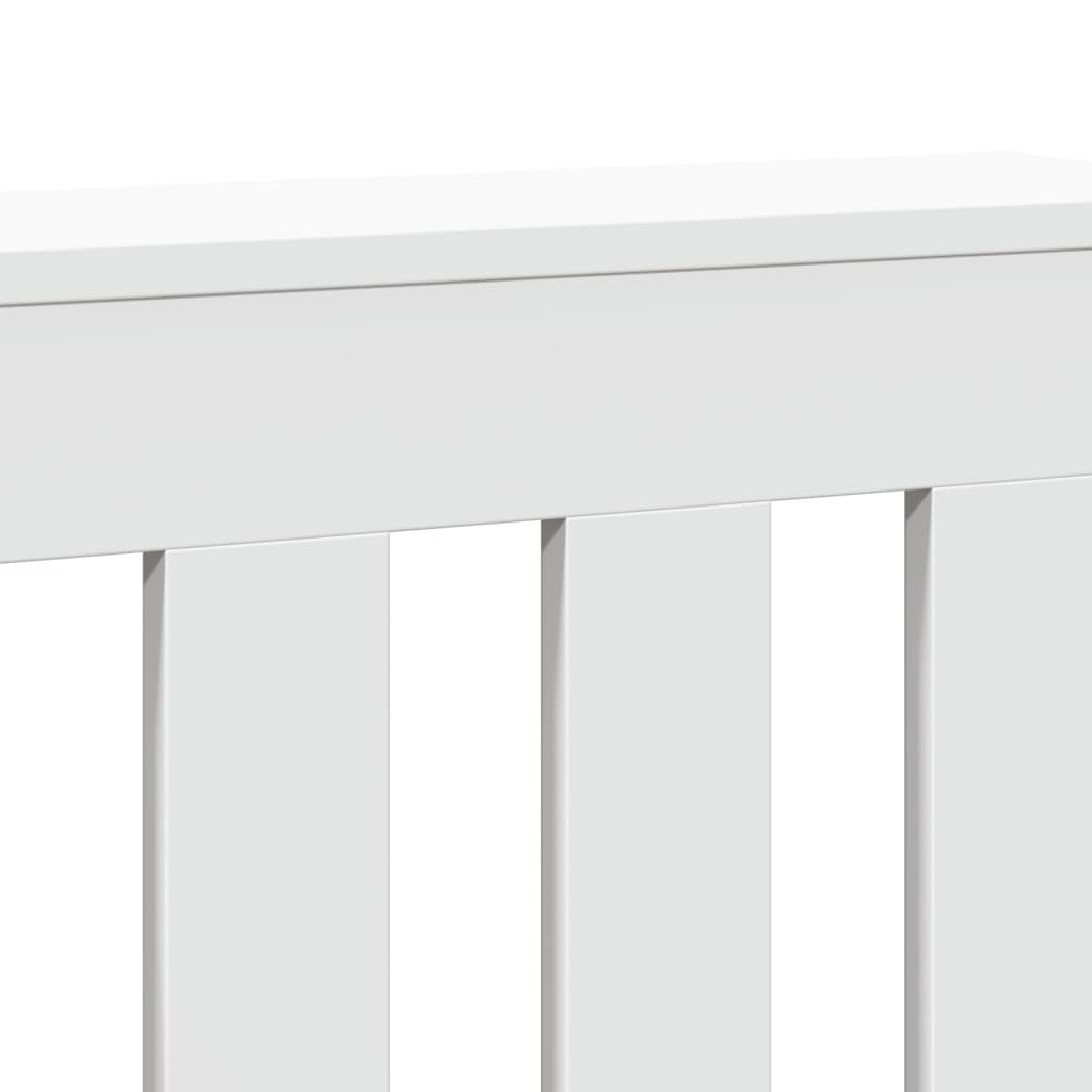 vidaXL Cache-radiateur blanc 205x21,5x83,5 cm bois d'ingénierie